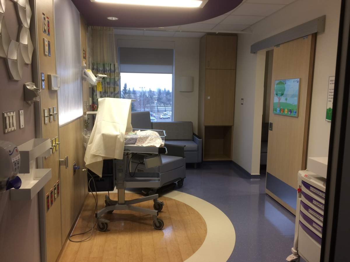 A room in the neonatal intensive care unit at the Misericordia Hospital. The Edmonton hospital celebrated the opening of its new NICU on Tuesday. November 22, 2016.