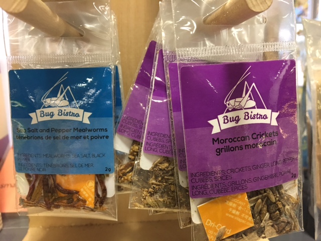 Care for some crickets? Or perhaps you'd rather some mealworms?.