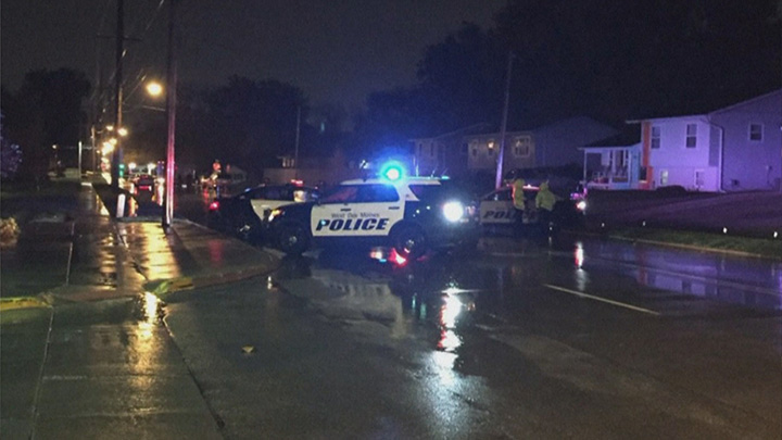 Two police officers were shot and killed in the Des Moines, Iowa, area in separate "ambush-style attacks" on Wednesday, and police were searching for the shooter or shooters, NBC News reported.
