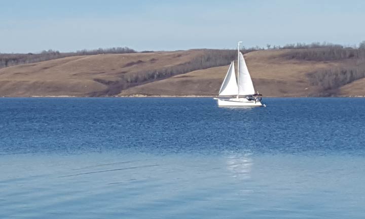 Nov. 7: This Your Saskatchewan photo was taken by Dwayne Webb of a sailboat at Manitou Beach.