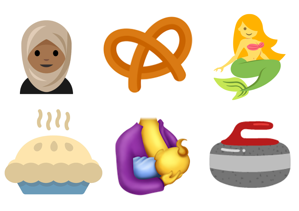 51 new emojis approved including hijab, breastfeeding and curling rock - image