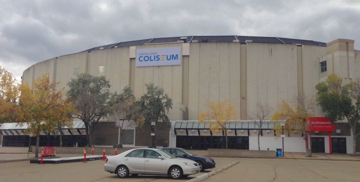Northlands Coliseum in Edmonton. 