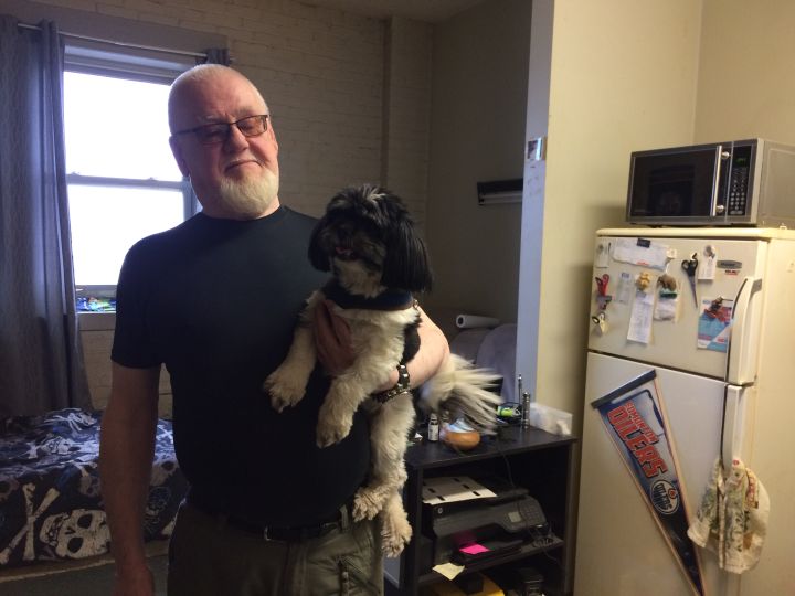 Pat Lloyd has lived in the MacDonald Lofts building for 11 years.