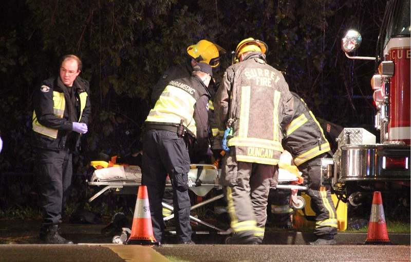 Man hit by a car on Fraser Highway in Surrey - BC | Globalnews.ca