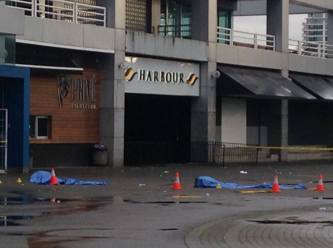 FILE PHOTO: The scene of a stabbing at a Vancouver nightclub on Nov. 1, 2016.