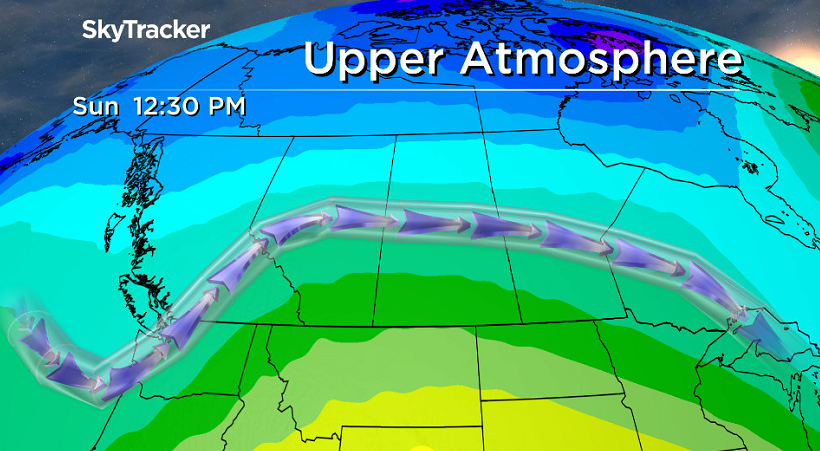 A building upper ridge helps push back in some warmer air this weekend.