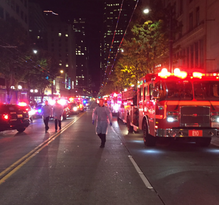 Five people shot in downtown Seattle, one in critical condition - image