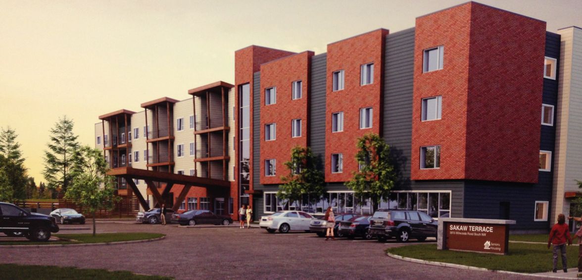The Sakaw Terrace is an affordable seniors building that is scheduled to open in Edmonton in 2018. 
