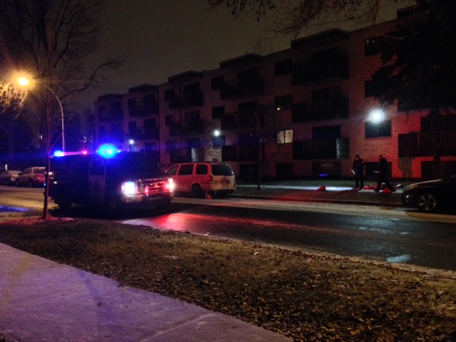 Edmonton police received several reports of shots fired in the area of 104 Avenue and 92 Street early Monday morning. November 21, 2016. 