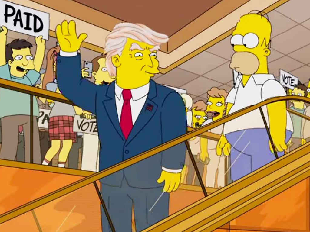 The Simpsons' responds to its prediction of Donald Trump presidency - National | Globalnews.ca