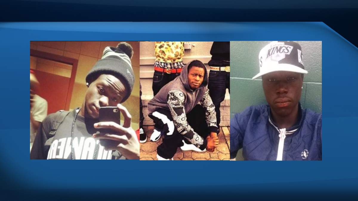 21-year-old Matiop Nyok Okich, 23-year-old Benjamin El-Ajak Nyiker and 20-year-old Akieg Bol.