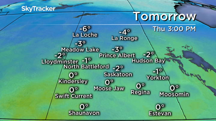 Thursday will be Saskatoon's coldest day so far this November.