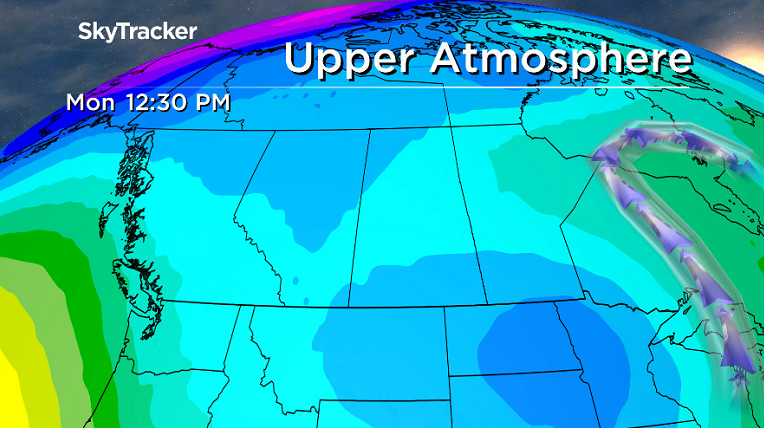 Upper trough settled in cooler air next week.