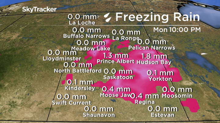Freezing rain warning for parts of Saskatchewan - Saskatoon | Globalnews.ca