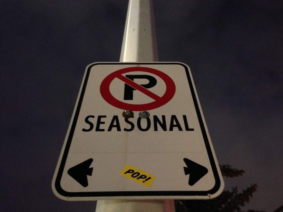 A seasonal parking ban declared for Edmonton will end at 11 p.m. on Feb. 6, 2018.