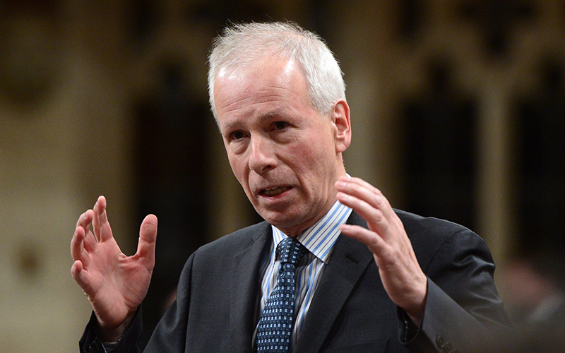 Foreign Affairs Minister Stephane Dion responds to a question during question period in the House of Commons on Parliament Hill in Ottawa on Monday, Nov. 28, 2016. 