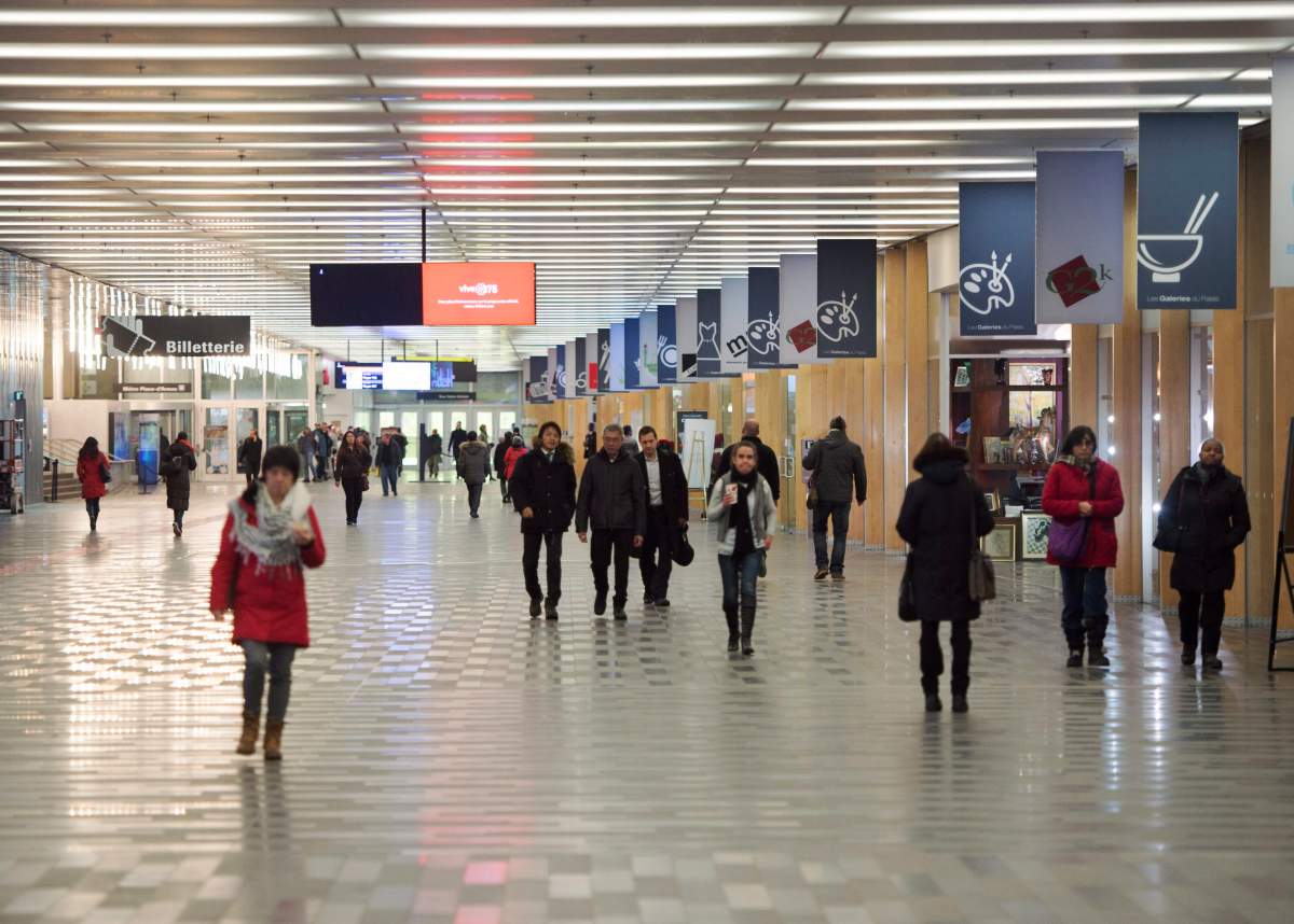 The Convention Center, which is one of many locations connected to the underground city network, is seen Friday, December 9, 2016 in Montreal.
