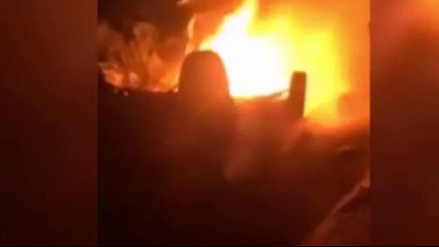 WATCH: Daring rescue of B.C. driver from burning vehicle caught on ...