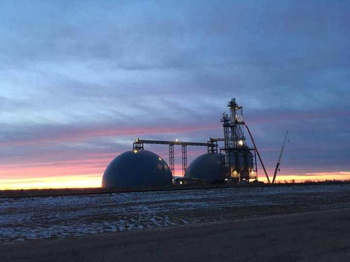 Dec. 28: This Your Saskatchewan photo of fertilizer domes was taken in Hanley by Susan Sagen.