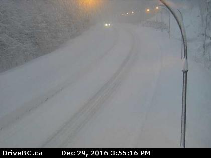 Hwy 5, by northbound Portia Chain Up, looking north.