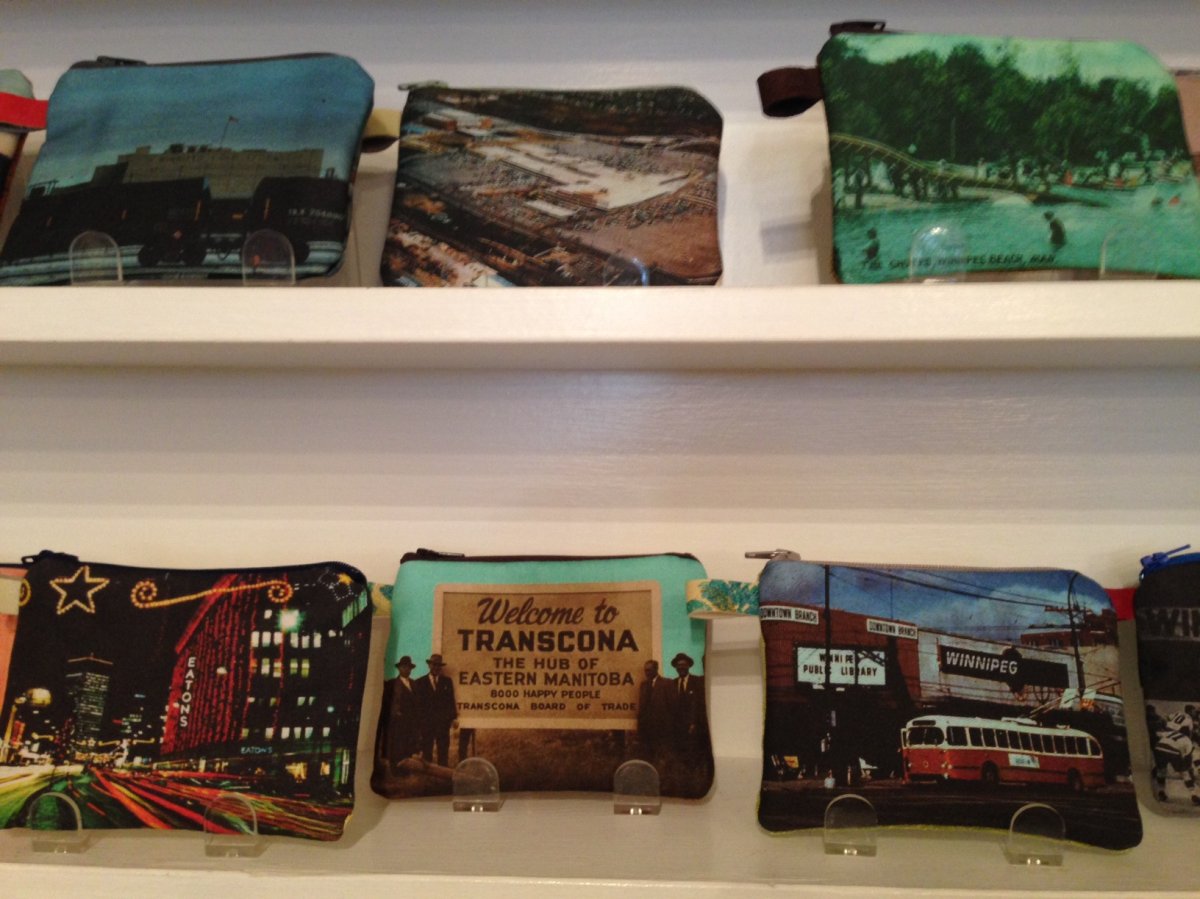 Winnipeg coin purses are being sold at Tara Davis Boutique in the Exchange District.