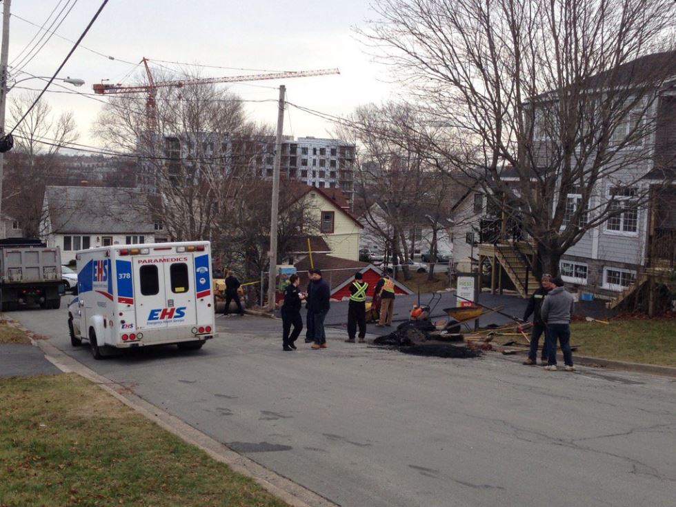 Officials are investigating an industrial accident in Halifax.