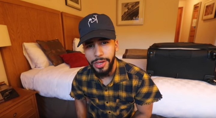 YouTube star Adam Saleh pictured here in his latest video.