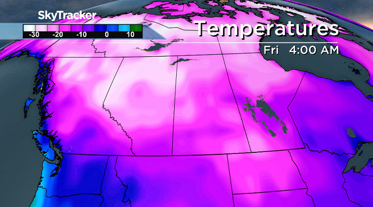 Arctic air continues its invasion into Saskatchewan through the week.