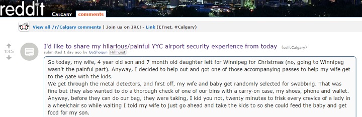 Calgary airport security swabs breast pump and ‘high security risk’ baby - image