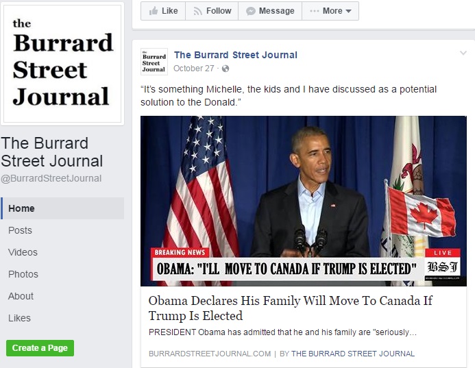 The author of a satirical news website said fake news sites are stealing his work and passing it off as fact.