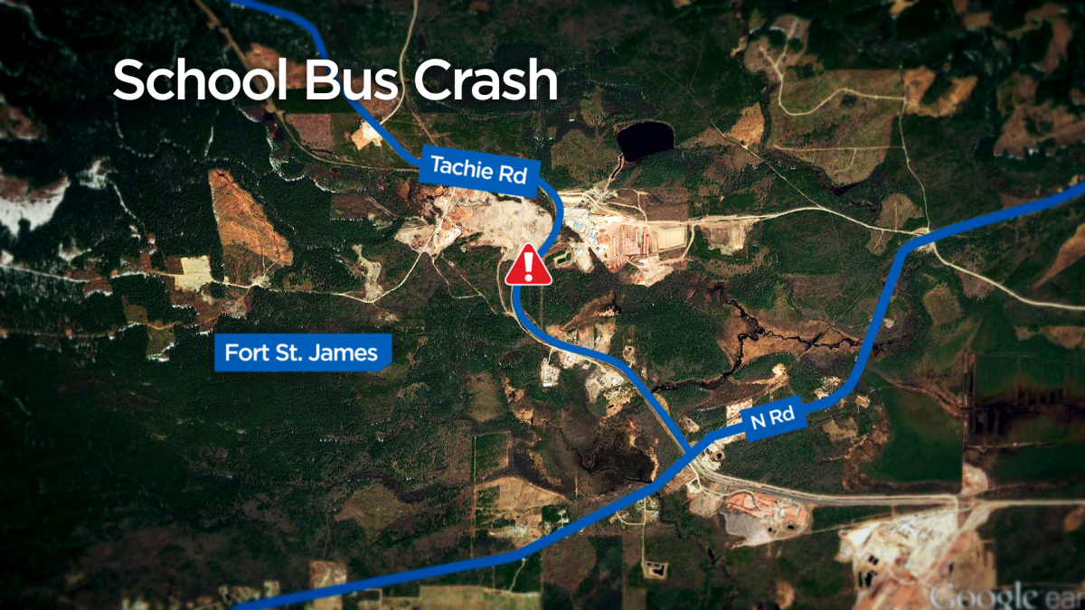 1 dead following collision involving school bus near Fort St. James - image