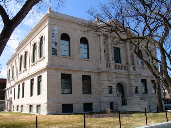 The building housed the City of Winnipeg archives before it had rain damage, forcing the removal of the collections.