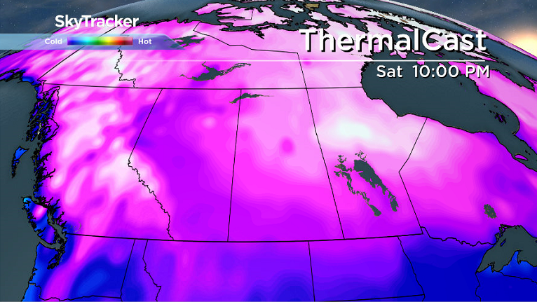 A big cool down is expected across Saskatchewan for Christmas.