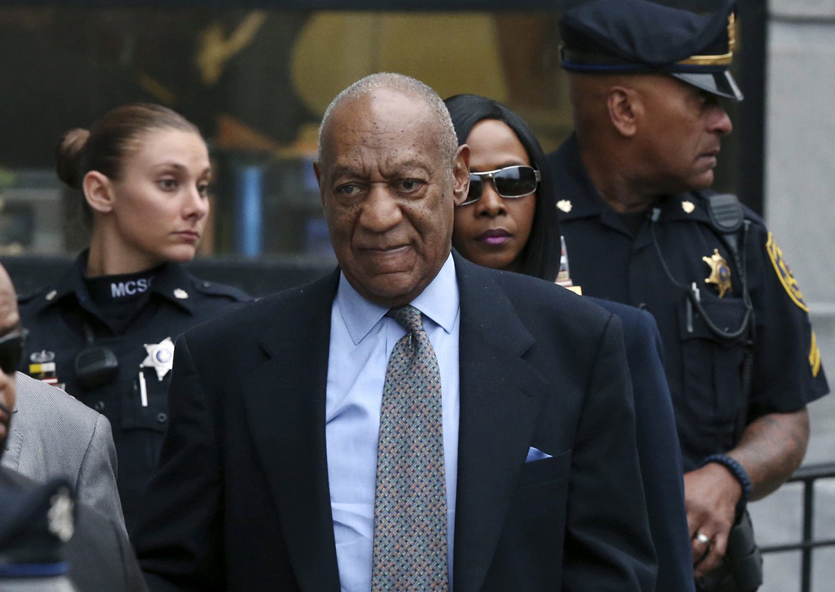  In this Nov. 1, 2016 file photo, Bill Cosby leaves after a hearing in his sexual assault case at the Montgomery County Courthouse in Norristown, Pa.
