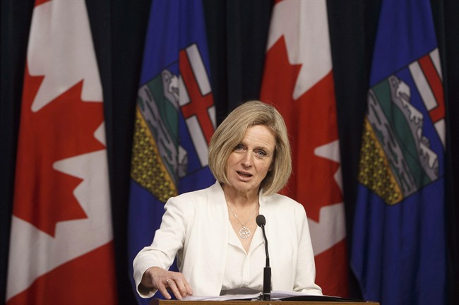 A file photo of Alberta Premier Rachel Notley.