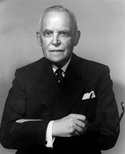 Former Canadian prime minister Louis St-Laurent is shown in a handout photo. The federal government secretly gave RCMP security officials the authority to tap telephone calls without court oversight during the Cold War, newly unearthed archival documents show. THE CANADIAN PRESS/HO.