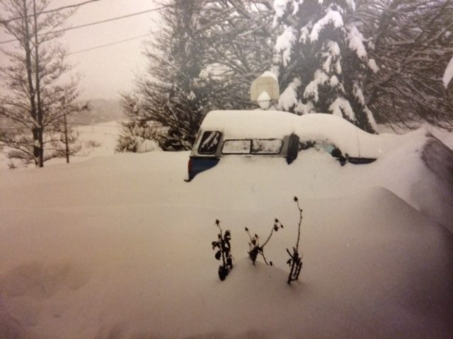 1996 snow storm Cowichan Bay