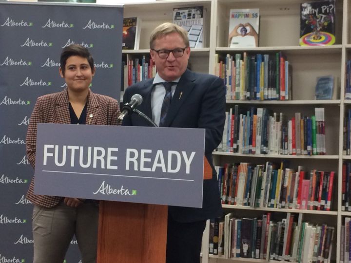 Alberta Education Minister announces changes to how students write math exams, beginning in 2018. Tuesday, Dec. 6, 2016.
