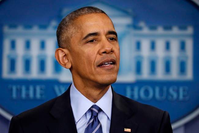 President Barack Obama speaks during a news conference in the briefing room of the White House in Washington, Friday, Dec. 16, 2016.