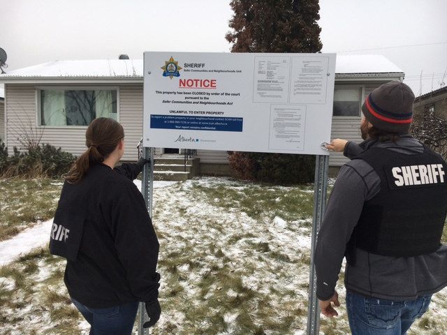 A Community Safety Order was granted against a home in north Edmonton, Dec. 1, 2016. 
