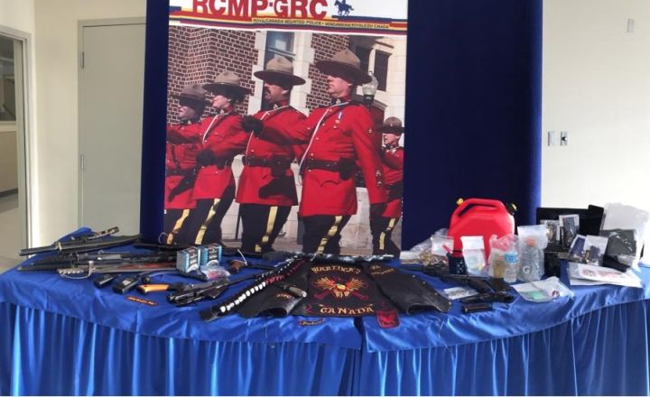 Two people have been charged with a list of drugs and weapons-related offences after a property in Edmonton was searched late last month. 