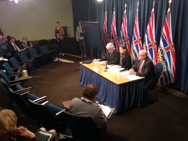 Press conference held on Monday morning. Credit: Jonathan Bartlett