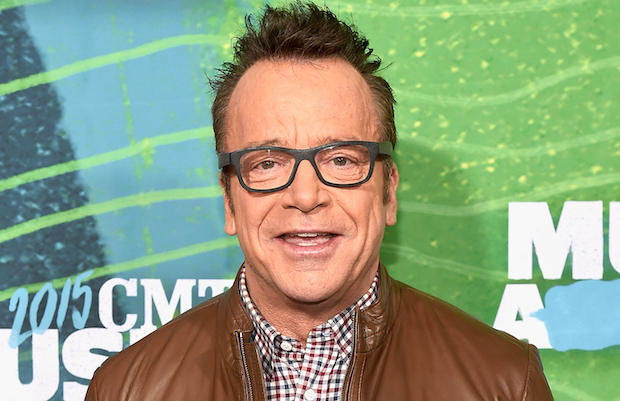 Actor Tom Arnold attends the 2015 CMT Music awards at the Bridgestone Arena on June 10, 2015 in Nashville, Tennessee.  
