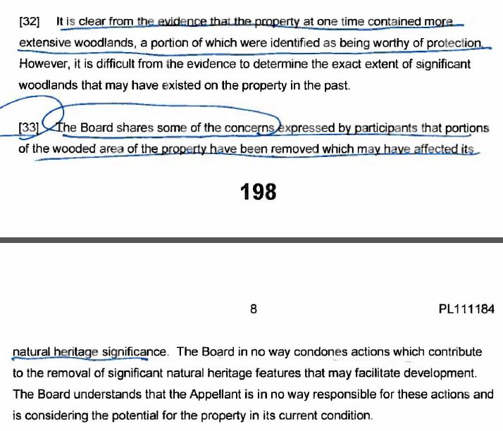 Part of the OMB decision on the Grand Trunk lands.