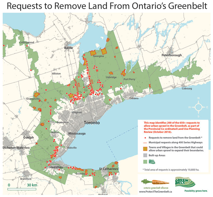 Map by the Greenbelt Foundation.