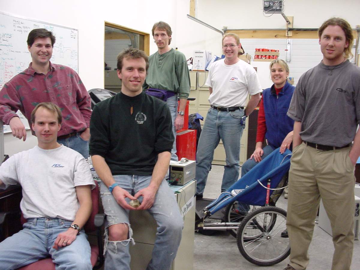 The Dynastream Innovations team in 2000