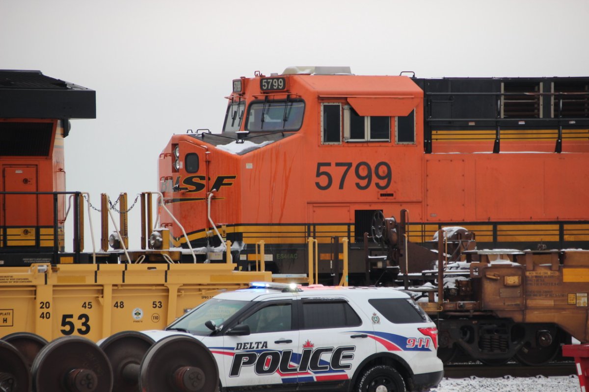 Worker in serious condition after being struck by train at Deltaport - image