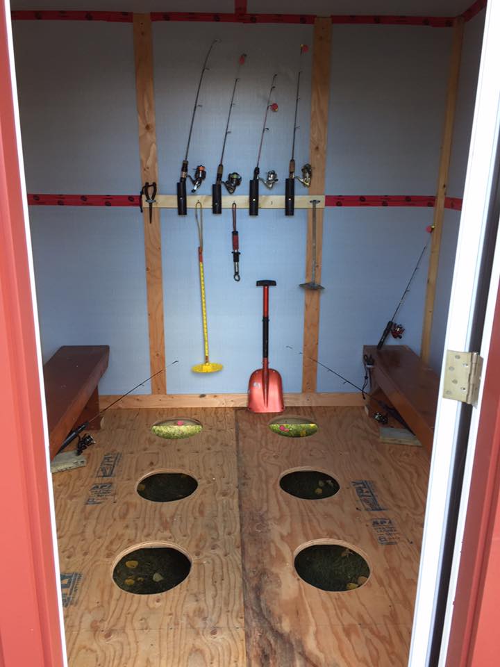 The number two ice shack was stolen on Christmas Eve from the Lake Winnipeg Ice Fishing Shack Rentals.