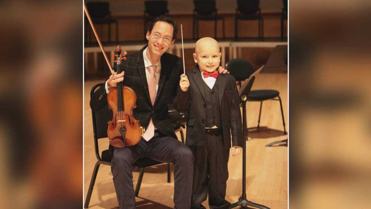 Grande Prairie boy battling leukemia gets surprise of his life with Edmonton Symphony Orchestra - image