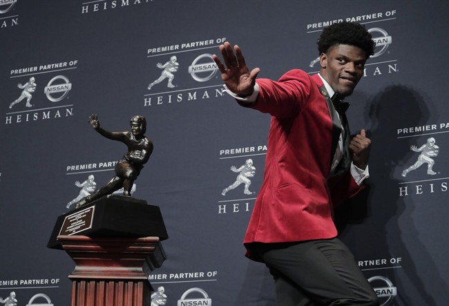 Louisville QB Lamar Jackson is one of 90 names that appear on the partially revealed CFL negotiation lists.